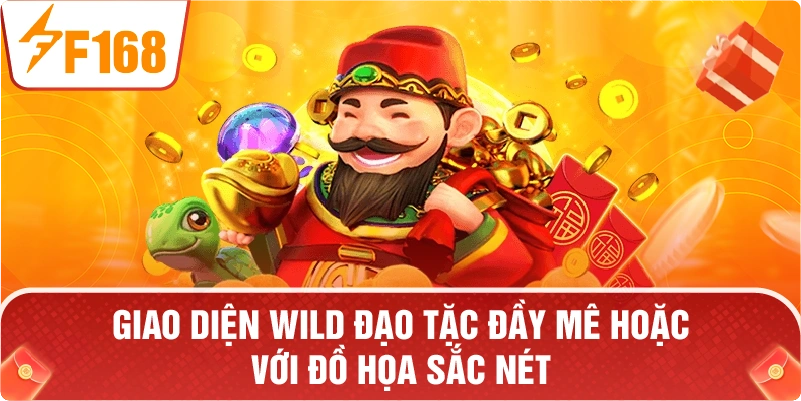 Giao diện WILD ĐẠO TẶC đầy mê hoặc với đồ họa sắc nét.